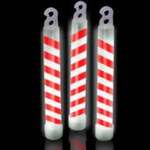 CANDY CANE SWIRL 6'' GLOW STICKS