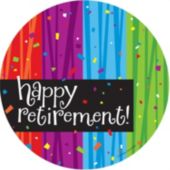 Rainbow Celebration Retirement 7'' Plates 