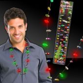 Red & Green Holiday 33'' LED Necklace