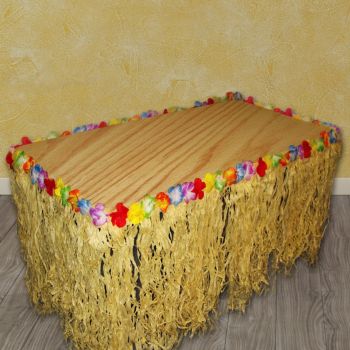 diy grass table skirt